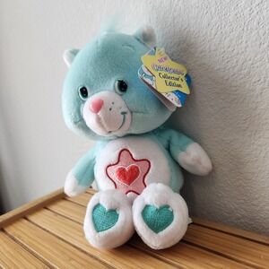 Vintage RARE NEW 2003 Care Bears Cousin Proud Heart Cat Stuffed Animal Plush‎